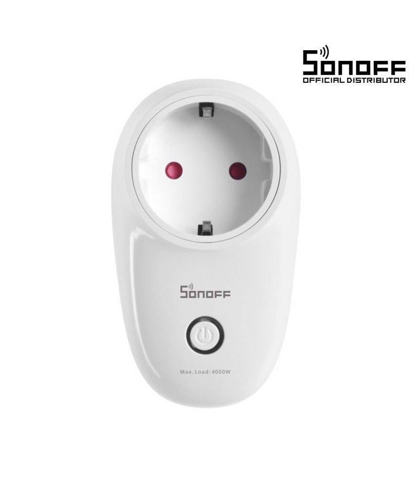 GloboStar® 80073 SONOFF S26R2TPF-GR - Smart Plug Sonoff S26R2TPF-GR Wi-Fi 16A-4000W
